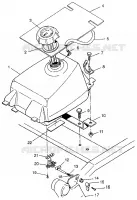 FUEL TANK SPORTSMAN 400L W97AC38C (4939673967A013)