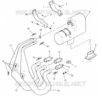 EXHAUST SYSTEM STORM 0965782, STORM SKS 0965582, EURO STORM E965782, EURO S (4931593159C012)