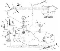 OIL TANK SL 700 B974071, INTL. SL 700 I974071, SL 700 DELUXE B974072 AND IN (4940874087A014)