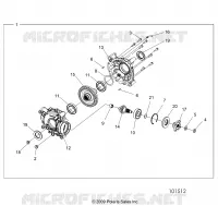DRIVE TRAIN, REAR GEARCASE INTERNALS