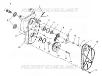 CHAINCASE ASSEMBLY XLT SPECIAL (XTRA) 0946767 (4927112711017A)
