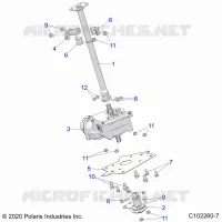 STEERING POST  AND EPS