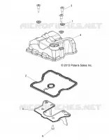ENGINE, VALVE COVER