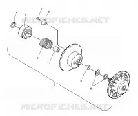 DRIVEN CLUTCH ASSEMBLY LITE GT/0933133 AND STARLITE GT/0933127 (4923232323020A)