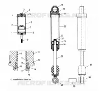 SHOCK (REAR TRACK)(M-10)