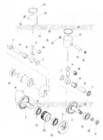 PISTON AND CRANKSHAFT LT/LTR (4912711271022A)