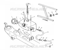 OIL TANK ASSEMBLY 6X6 400L, SWEDISH S948740 AND  NORWEGIAN N948740 (4926812681010A)