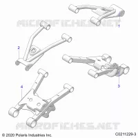 REAR SUSPENSION CONTROL ARMS