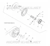 DRIVE TRAIN, SECONDARY CLUTCH