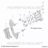 FRONT BRAKE CALIPER