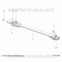 DRIVE TRAIN, FRONT PROP SHAFT