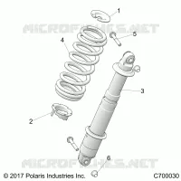 REAR SUSPENSION SHOCK MOUNTING