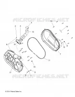 DRIVE TRAIN, CLUTCH COVER AND DUCTING