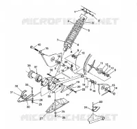 SWING ARM   SHOCK SPORTSMAN 4X4 / W938039 (4926382638023A)