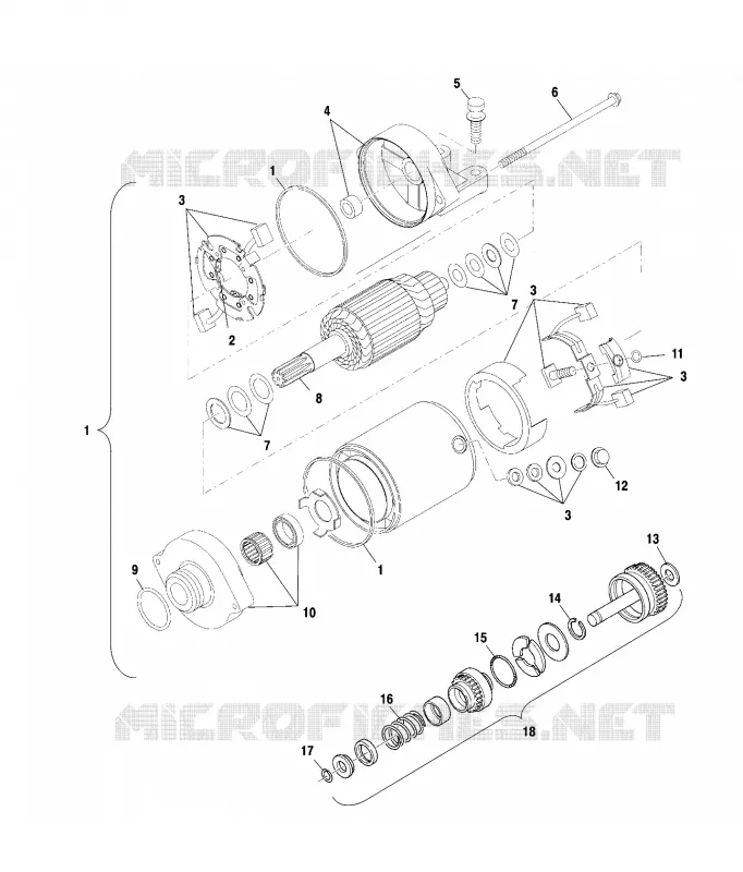 STARTING MOTOR