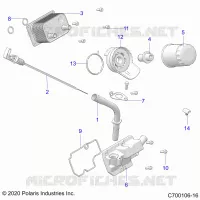 ENGINE, DIPSTICK & OIL FILTER
