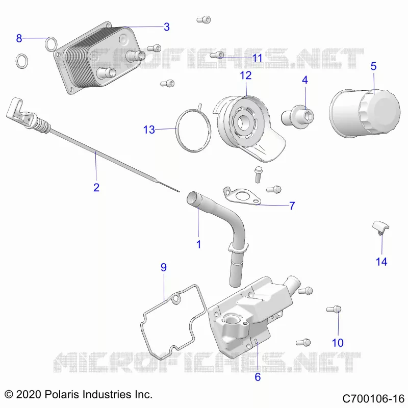 ENGINE, DIPSTICK & OIL FILTER
