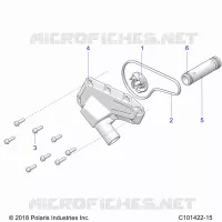 ENGINE, WATERPUMP IMPELLER AND COVER