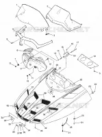 HOOD 700 XCR 0985678(A) AND EUROPEAN 700 XCR E985678 (4943114311A010)