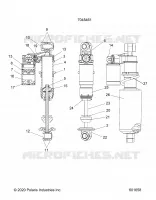 SUSPENSION, FRONT SHOCK TRACK
