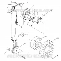 MAGNETO ASSEMBLY WIDETRAK GT / X932061 (4924722472034A)