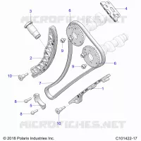 CAM CHAIN AND SPROCKET