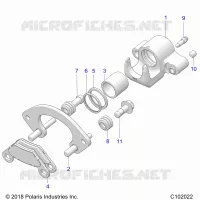 REAR BRAKE CALIPER