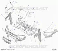 HOOD AND FRONT FACIA -R23RRE99AJ/BJ/AK/BK/AX/BX/A9/B9 (C730777)