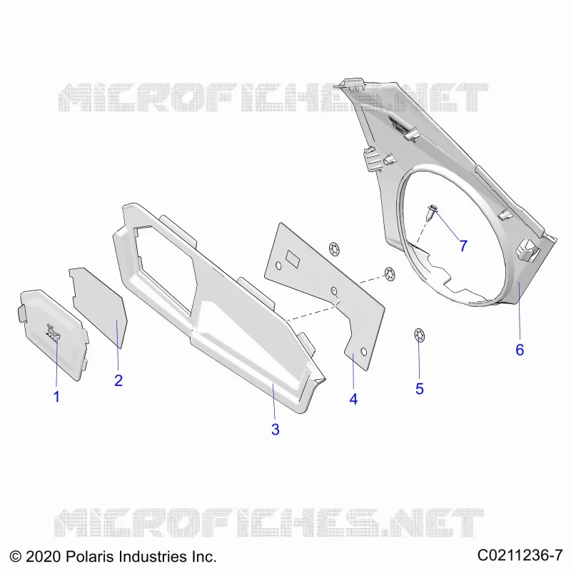 BODY, CLOSE OFF PANEL and ACCESS PANEL