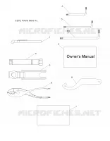 REFERENCES, TOOL KIT AND OWNERS MANUALS