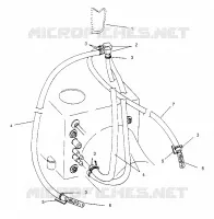 WATER SIPHON SL 650 STD B954358 (4932923292B008)