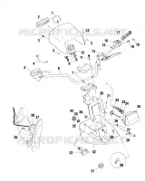 HANDLEBAR   HEADLIGHT POD