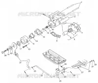 REAR BRAKE MAGNUM 4X4 W97AC42A, SWEDISH MAGNUM 4X4 S97AC42E AND NORWEGIAN M (4940834083C005)