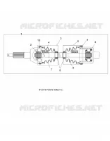 DRIVE TRAIN, REAR DRIVE SHAFT, 1333335