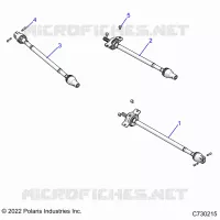 DRIVE TRAIN, FRONT, MID, REAR PROP SHAFT