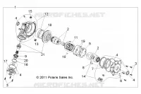 DRIVE TRAIN, FRONT GEARCASE INTERNALS