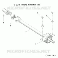 DRIVE TRAIN, MID PROP SHAFT