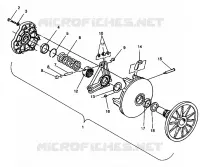 DRIVE CLUTCH ASSEMBLY WIDETRAK GT 0942061 (49261126110023)