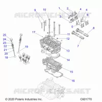 ENGINE, CYLINDER/CYLINDER HEAD ASM.