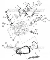 INLET   EXHAUST  SCRAMBLER 500 W97BC50A (4943074307D005)