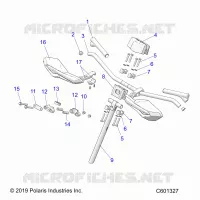 UPPER STEERING & HANDLEBAR ASM.