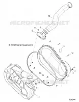 DRIVE TRAIN, CLUTCH COVER AND DUCTING