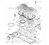 CYLINDER 440 XCR 0961660 (4932113211C010)
