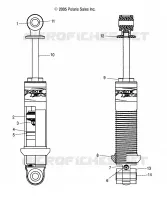 FRONT SHOCK TRACK (RYDE FX/7043178)