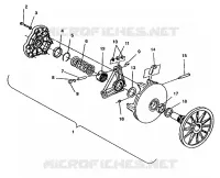 DRIVE CLUTCH ASSEMBLY 440 E942760 AND 440 SKS E942560 (49273927390027)