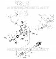 OIL PUMP ASSEMBLY SPORT 0950443, SPORT TOURING 0950243  AND EUROPEAN SPORT (4928822882D002)