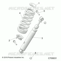 SUSPENSION, FRONT SHOCK MOUNTING
