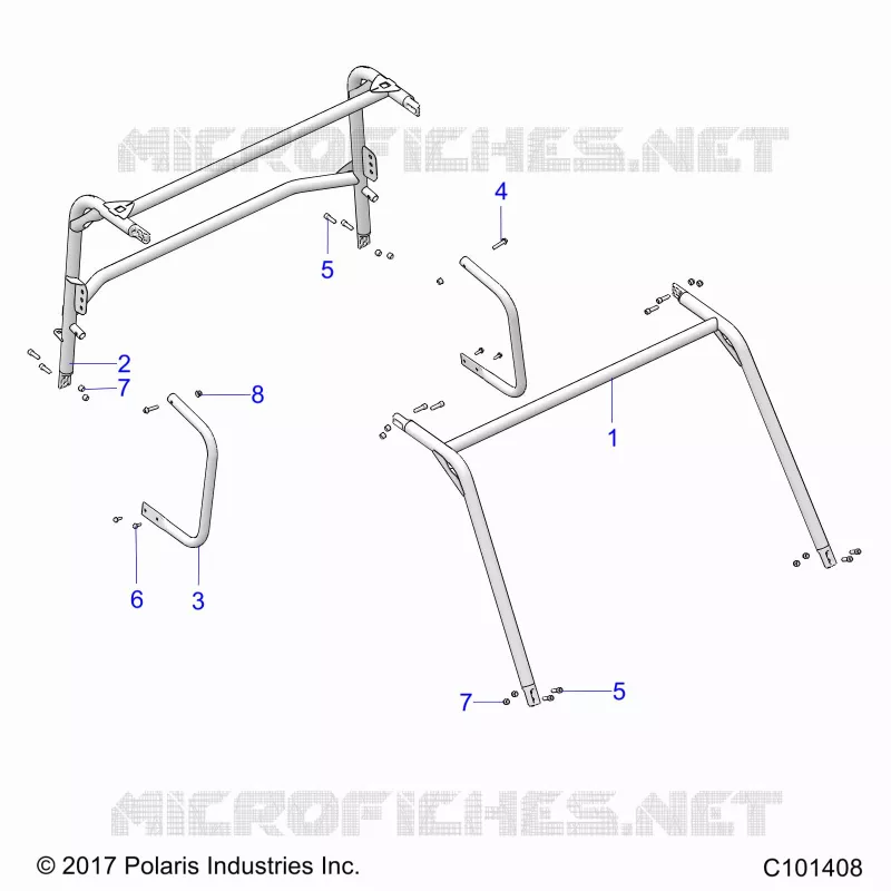 CHASSIS, CAB FRAME AND SIDE BARS
