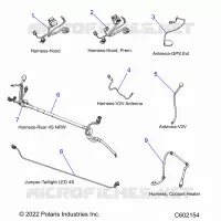 ELECTRICAL, WIRE HARNESSES, HOOD/JUMPERS, GPS