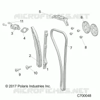 CAM CHAIN AND TENSIONER